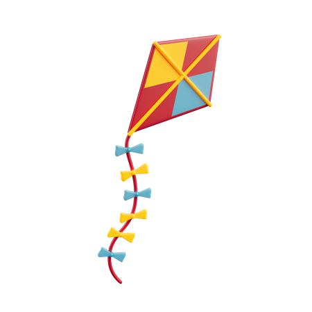 Kite  3D Icon