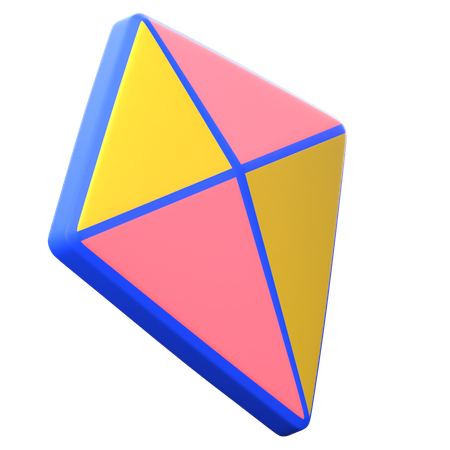 Kite  3D Icon