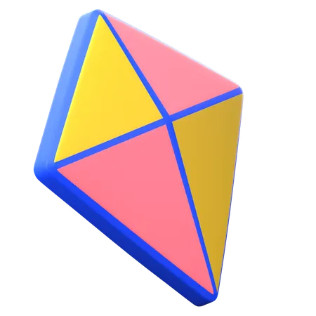 Kite  3D Icon