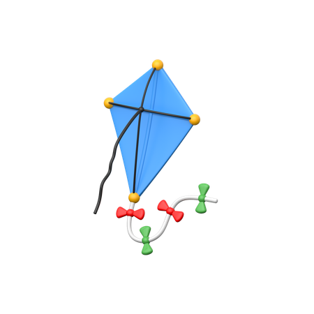 Kite  3D Icon