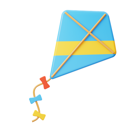 Kite  3D Icon