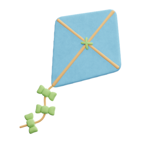 Kite Clay  3D Icon