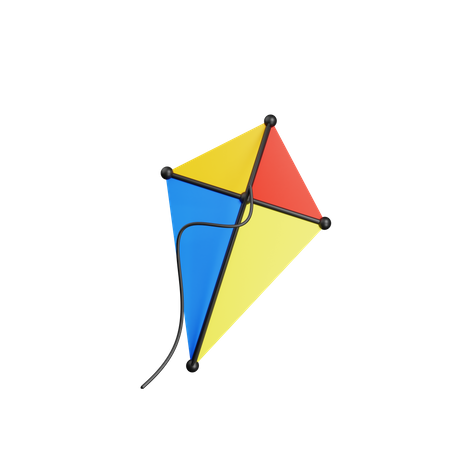 Kite Flying  3D Icon