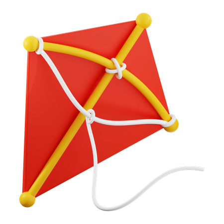 Kite Flying  3D Icon