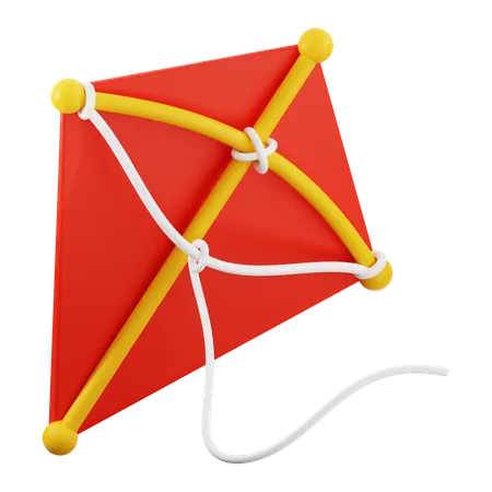 Kite Flying  3D Icon