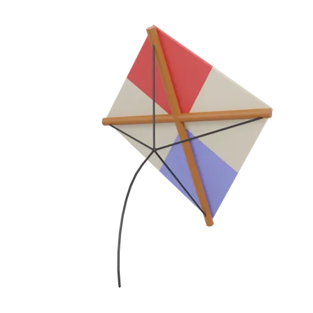 Kite Flying  3D Icon