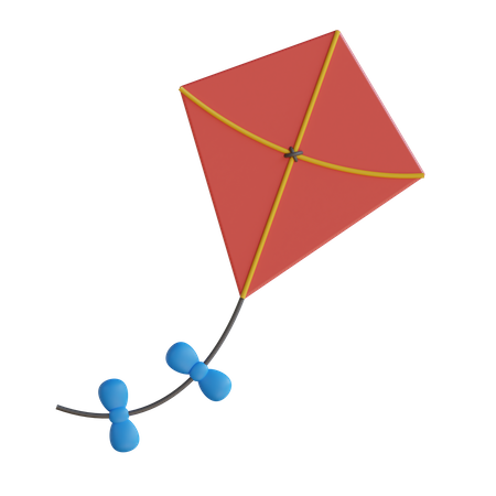 Kite Flying  3D Icon