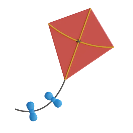 Kite Flying  3D Icon