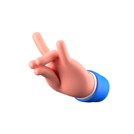 Kitsune Hand Gesture  3D Icon