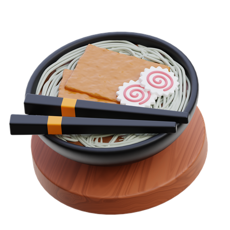 Kitsune Udon  3D Icon