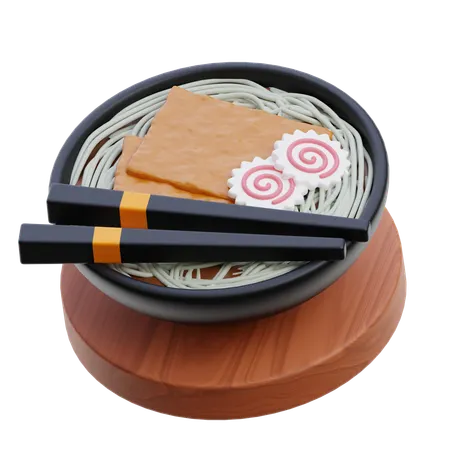 Kitsune Udon  3D Icon