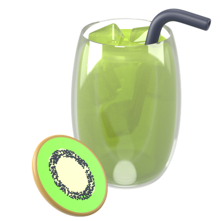 Kiwi Juice  3D Icon