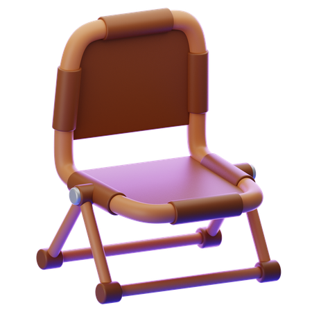 Klappstuhl  3D Icon