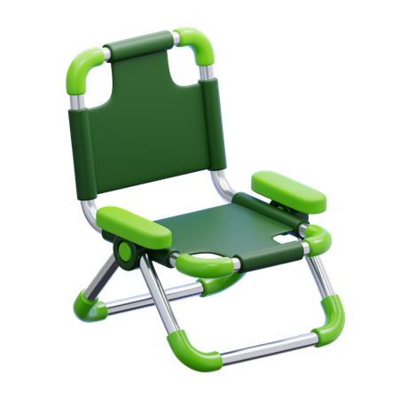 Klappstuhl  3D Icon