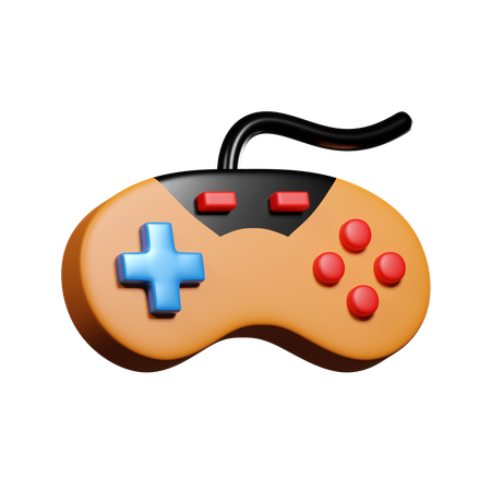 Klassisches Gamepad  3D Icon