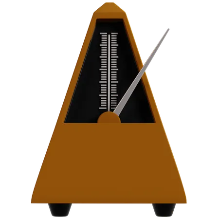 Klassisches mechanisches Metronom  3D Icon