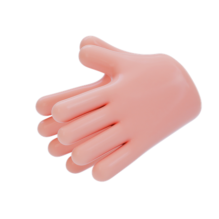 Hand klatschen  3D Icon