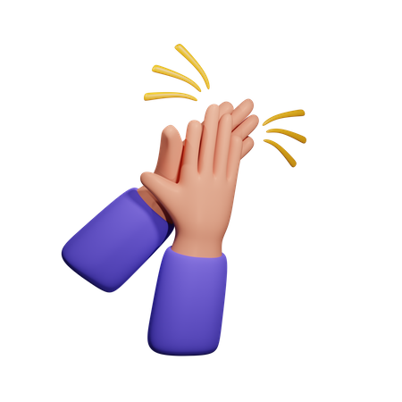 Klatschen  3D Icon