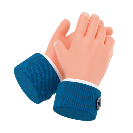 Klatschende Hände  3D Icon