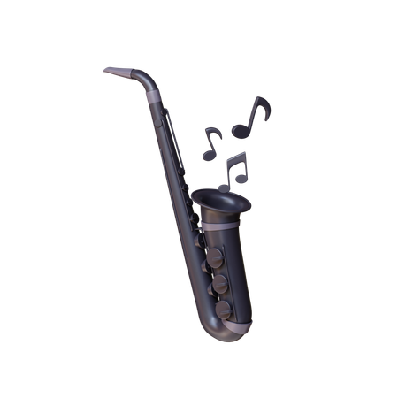 Saxophon  3D Icon