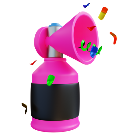 Klaxon pneumatique  3D Icon