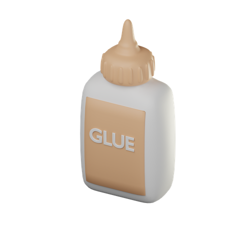 Kleberflasche  3D Icon