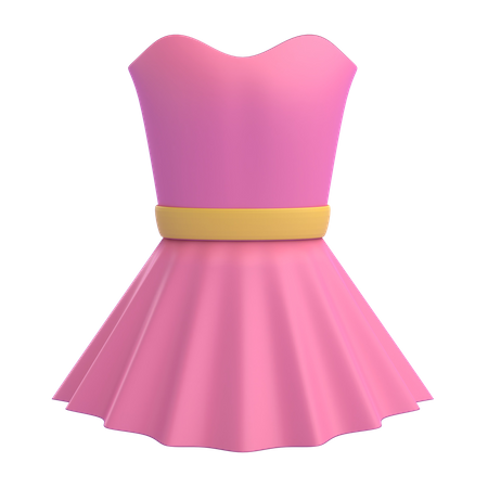 Kleid  3D Illustration