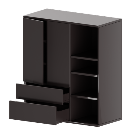 Kleiderschrank  3D Icon