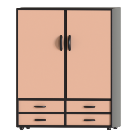 Kleiderschrank  3D Icon