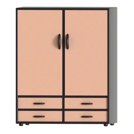 Kleiderschrank  3D Icon