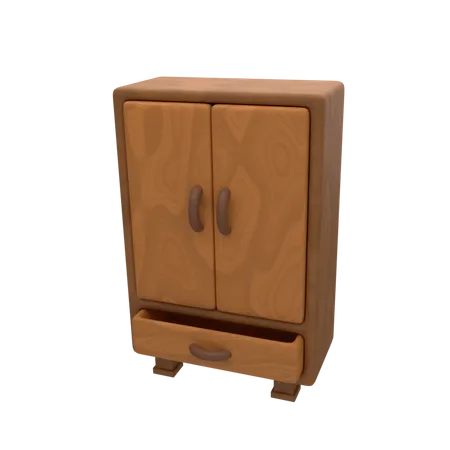 Kleiderschrank  3D Icon