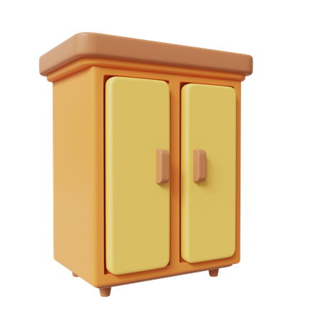 Kleiderschrank  3D Icon