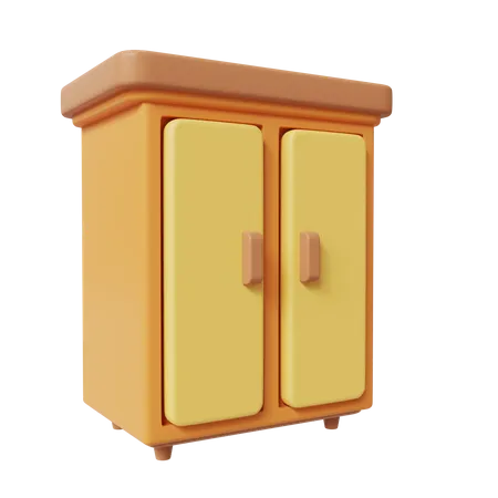 Kleiderschrank  3D Icon