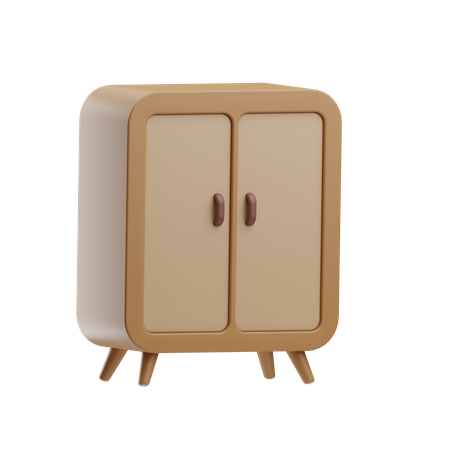 Kleiderschrank  3D Icon