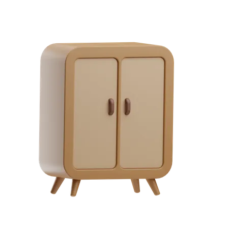 Kleiderschrank  3D Icon