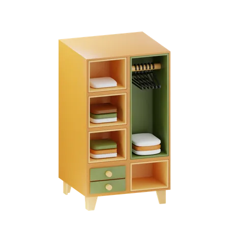 Kleiderschrank  3D Icon