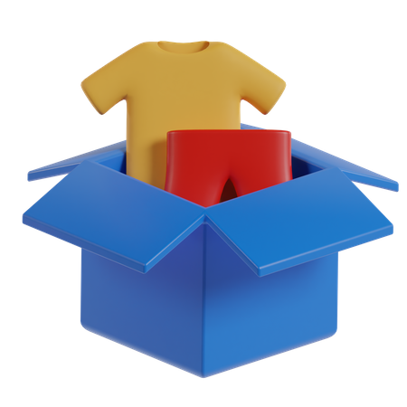 Kleider spenden  3D Icon