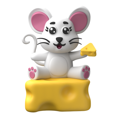 Kleine Maus  3D Icon