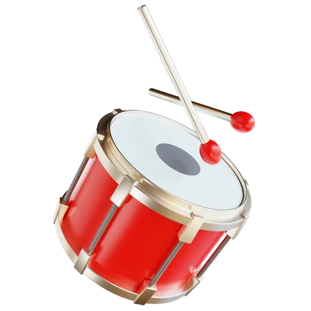 3 D Illustration Snare Drum 3D Icon