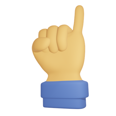 Kleiner Finger 3D Icon
