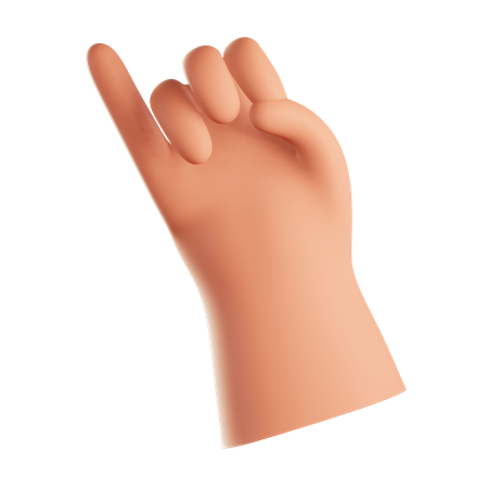 Kleiner Finger  3D Icon