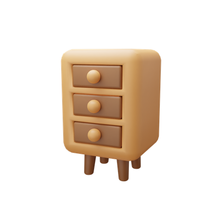 Kleiner Schubladenschrank  3D Icon