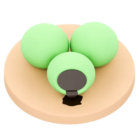 Klepon  3D Icon