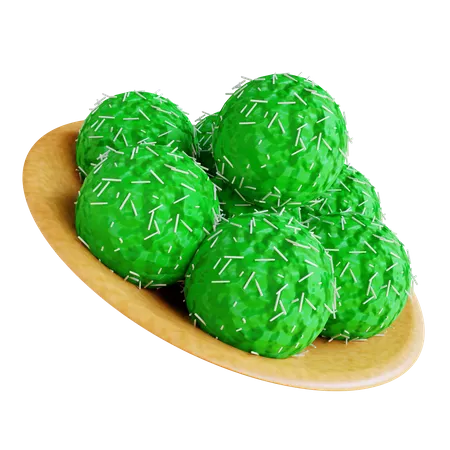 Klepon  3D Icon