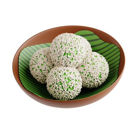 Klepon  3D Icon
