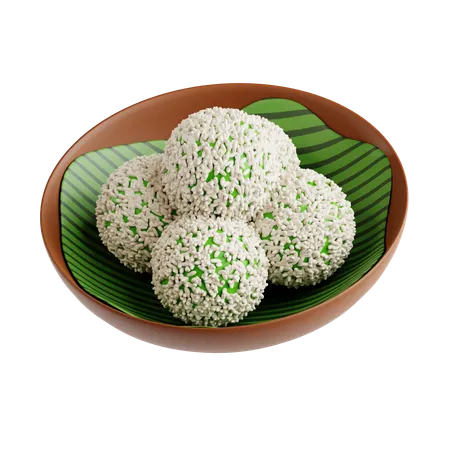 Klepon  3D Icon