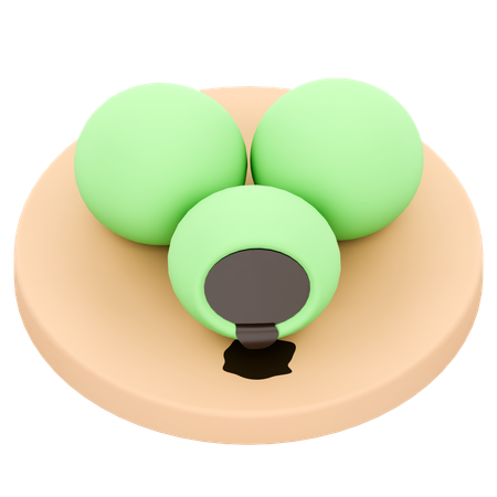 Klepon  3D Icon