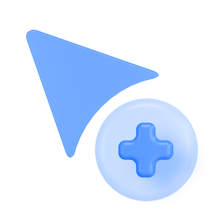 Klick hinzufügen  3D Icon