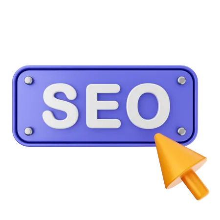 Klicken Sie auf SEO  3D Icon