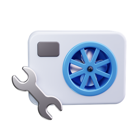 Klimaanlagenreparatur  3D Icon